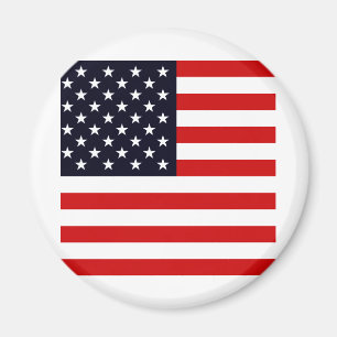 Högkvalitativ flagga för USA Magnet