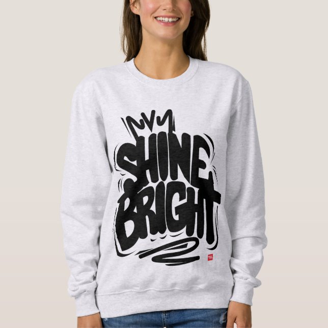 Högkvalitativ T-Shirt med Shine Bright (Framsida)