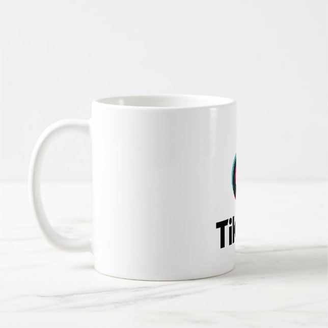 högkvalitativ TikTok-mugg Kaffemugg (Vänster)
