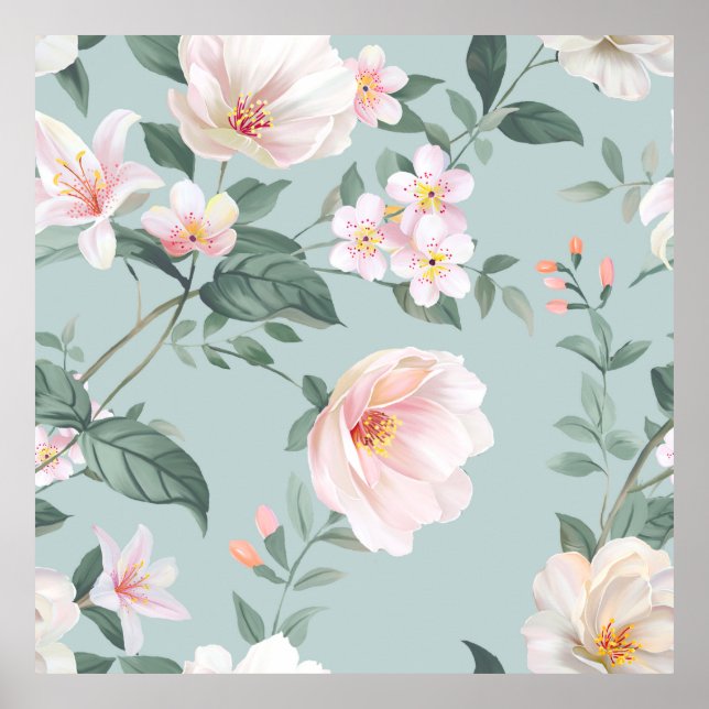 högkvalitativ uppsättning av olika vattenfärgsflöd poster (Framsidan)