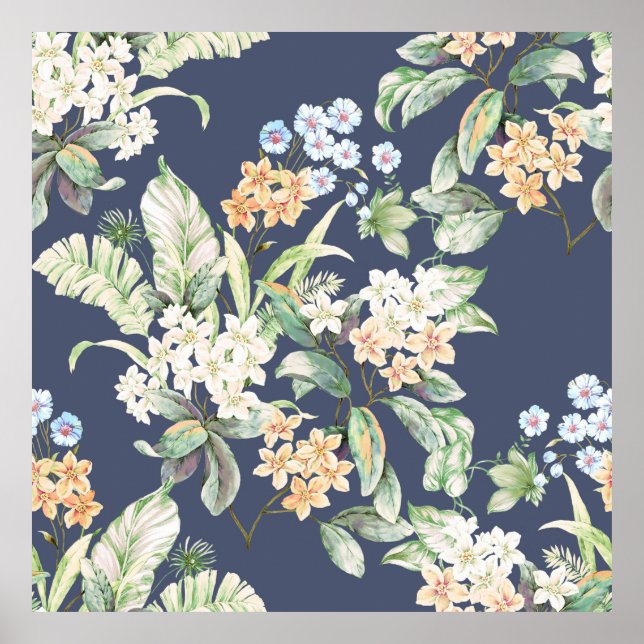 högkvalitativ uppsättning med olika vattenfärgsblo poster (Framsidan)