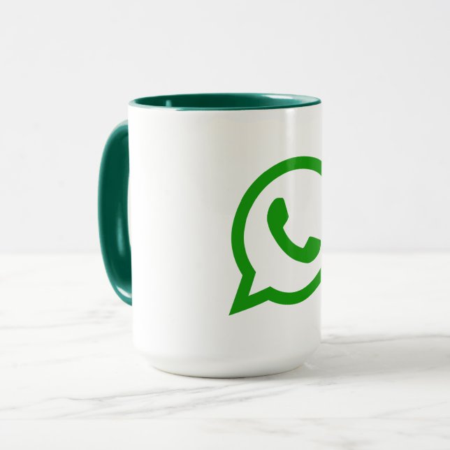 Högkvalitativ Whatsapp Mugg (Framsida vänster)