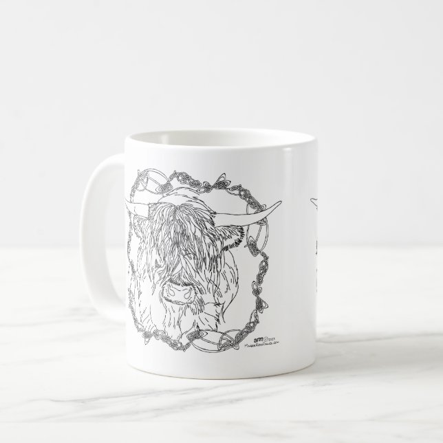Högland "Coo" Kaffemugg (Framsida vänster)