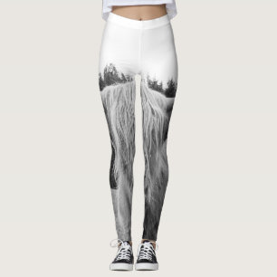 Högland Kow #6 #vägg #art Leggings