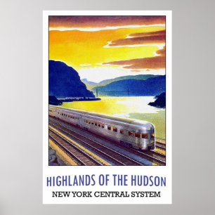 Högländerna i Hudson New Yorks centrala system Poster