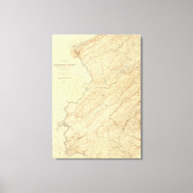 Högländerna i New jersey Canvastryck (Framsida)