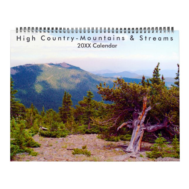 Höglandet - berg och strömmar kalender (Omslag)