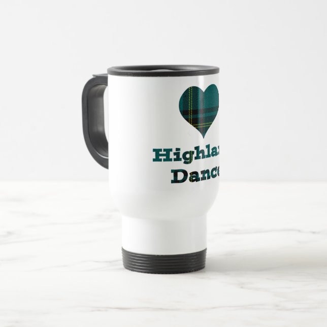 Höglands- dans för kärlek resemugg (Framsida vänster)