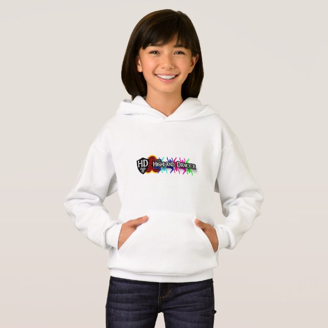 Höglands- dansareHoodie T-shirt (Hel framsida)