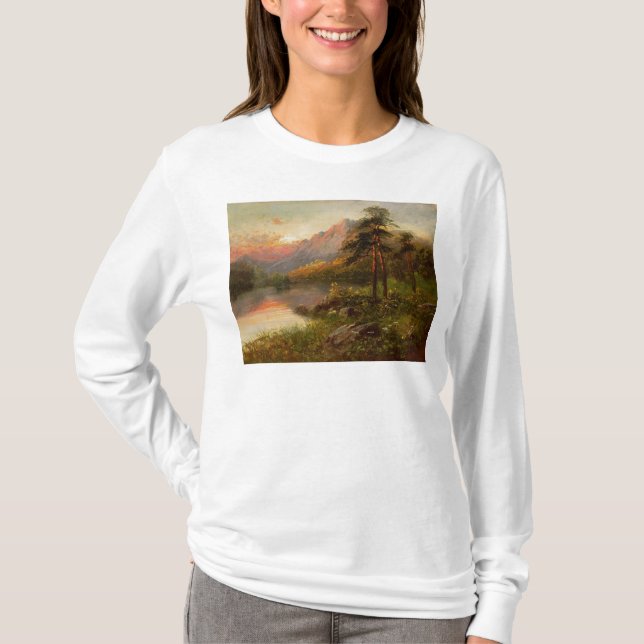 Höglands- ensamhet tee shirt (Framsida)