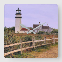 Höglands- fyr, uddtorsk, Massachusetts Fyrkantig Klocka