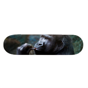 Höglands- gorilla - plockningtänder skateboard bräda 19,5 cm