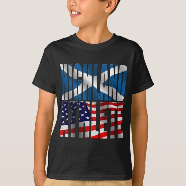 Höglands- idrottsman tee shirt (Framsida)