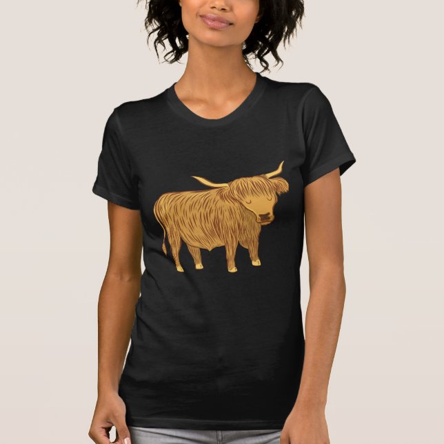 höglands- ko (kuttrandet) t-shirt (Framsida)