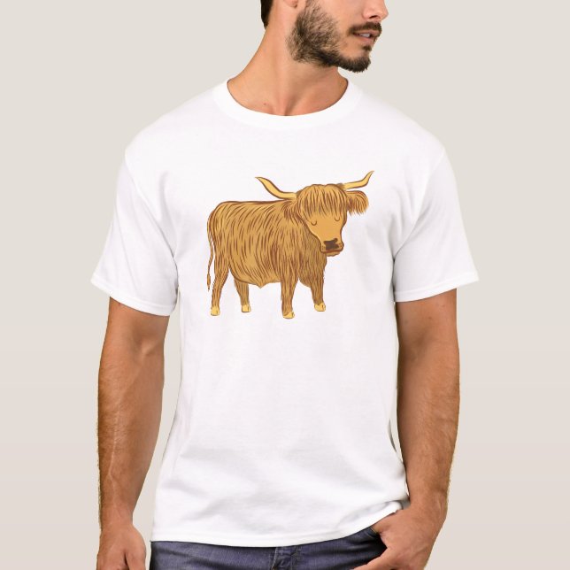 höglands- ko (kuttrandet) t-shirt (Framsida)
