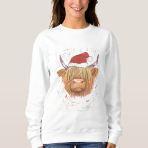 Höglands- ko som ha på sig hattjuljumper t shirt