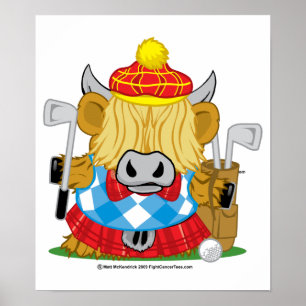 Höglands- koGolf Poster