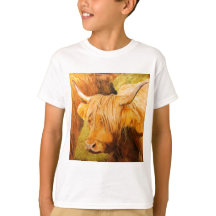 Höglands- kor, skotskt nötkreatur