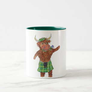 höglands- kotartanthistle Två-Tonad mugg
