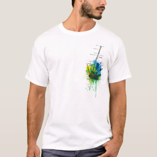 Höglands- säckpipe- - nya gröntfärger t shirt