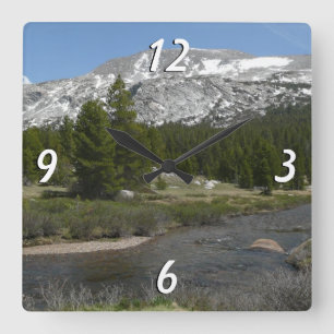 Höglandsbergström II vid Yosemite Fyrkantig Klocka