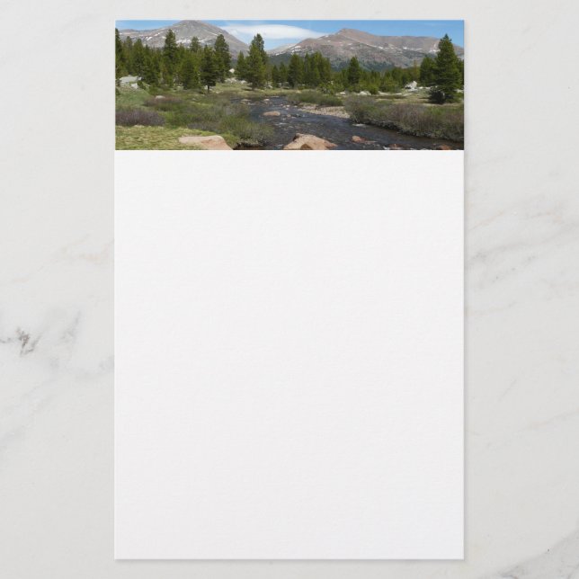 Höglandsbergström III vid Yosemite Brevpapper (Framsida)