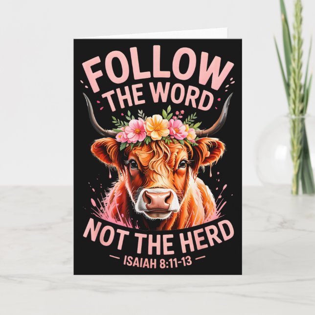 Höglandsboskap Kristendomen  Kort (Framsida)