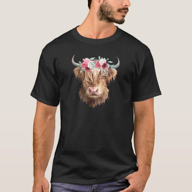 Höglandsboskap Målning T Shirt (Framsida)