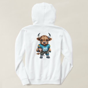 Höglandsboskap och fotboll hoodie