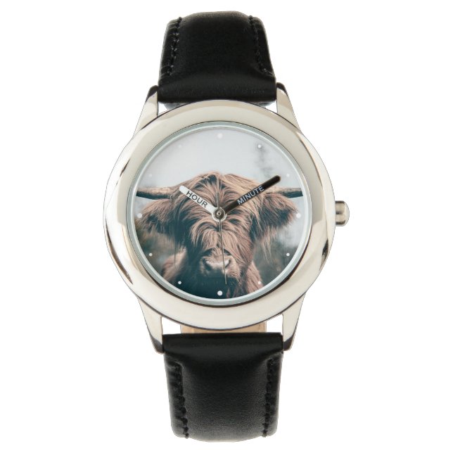Höglandsboskap porträtt armbandsur (Framsida)