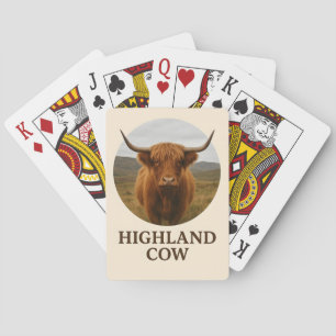 Höglandsboskap Porträttaffisch med "Höglandsboskap Casinokort