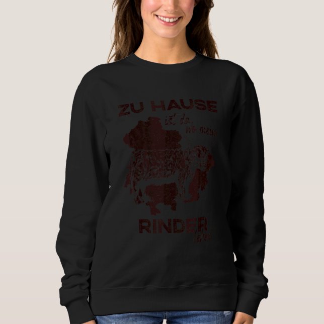 Höglandsboskap Uppfödare Highland Ko Thüringen T Shirt (Framsida)