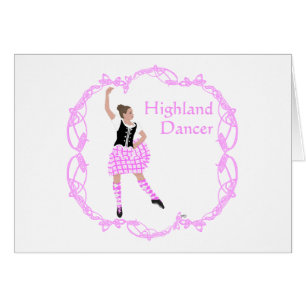 Höglandsdansare Rosa Aboyne Hälsningskort