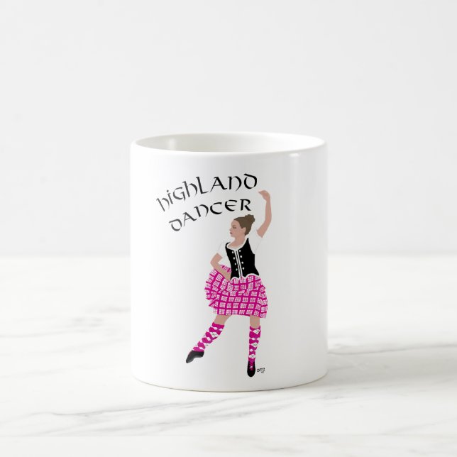 Höglandsdansare Rosa Kaffemugg (Center)