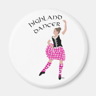Höglandsdansare Rosa Magnet