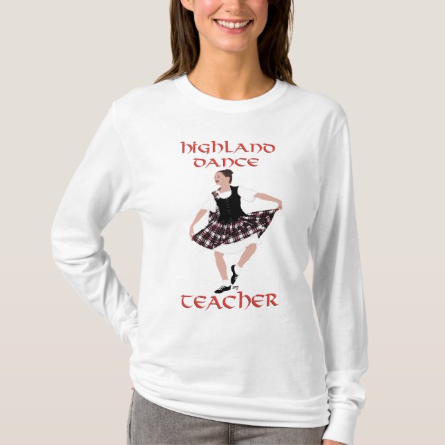 Höglandsdanslärare - Country Danser T Shirt (Framsida)