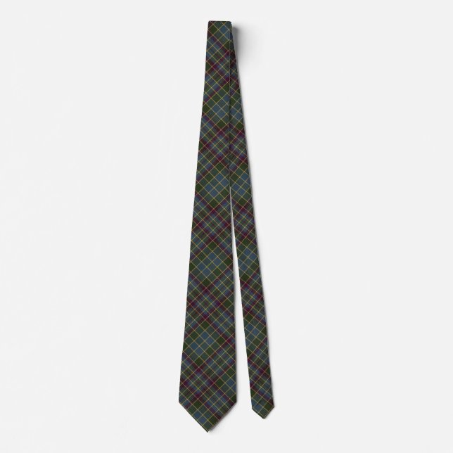 Höglandsdimma Elegant Höst-rutig  Slips (Framsida)