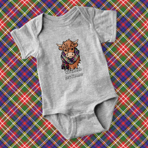 Höglandsgris med Christie-tartan-sjal T Shirt