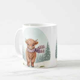 Höglandska Kor Mug, Söt Djurkonst, Gårdsdjur Gif Kaffemugg