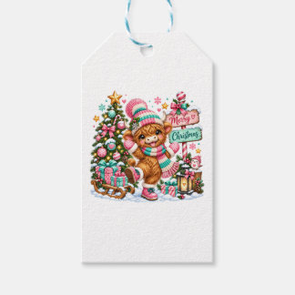 Höglandskaffe God Jul Presentetikett