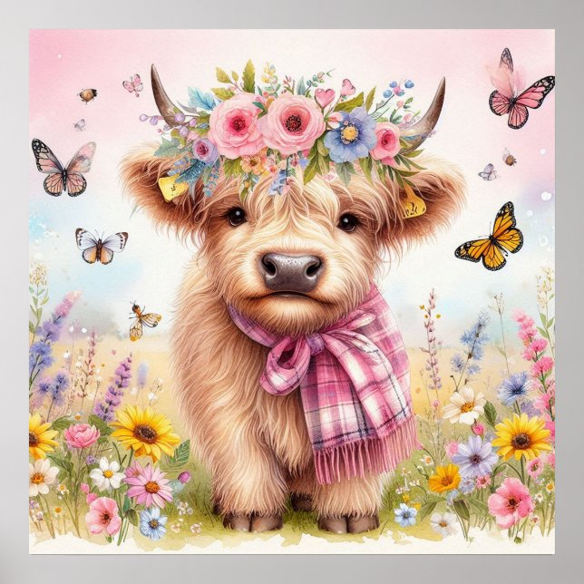 Höglandskö 3 poster (Framsidan)