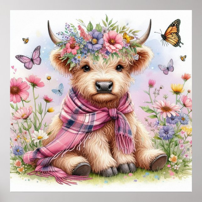 Höglandskö 4 poster (Framsidan)