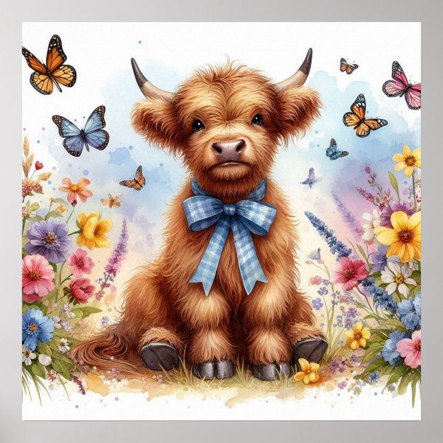 Höglandskö 6 poster (Framsidan)