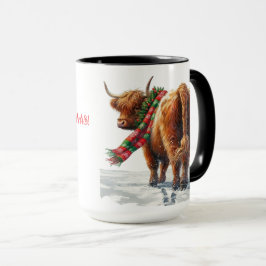 Höglandskon "Moo-ry-jul" Kaffe Mugg Kopp