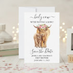 Höglandskulla Baby Shower Spara datum Datumet<br><div class="desc">Denna design kan anpassas i det angivna området genom att byta foto och/eller text. Eller så kan den anpassas ytterligare genom att klicka på "Anpassa denna mall" och sedan välja alternativet "klicka för att anpassa ytterligare" och ta bort eller ändra bakgrundsfärgen, lägga till text, ändra textens färg eller stil, eller...</div>