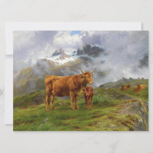 Höglandstam (av Rosa Bonheur) Kort