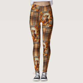 Höglandstko - Falltema Leggings