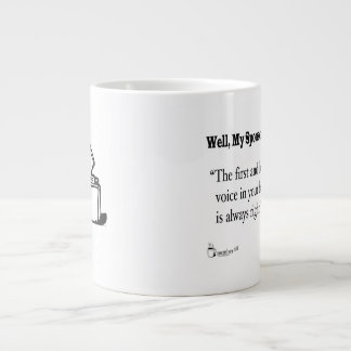 högljudd jumbo mugg