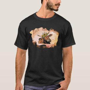 Högllandskö levande som någon Lämnade Grind öppet T Shirt