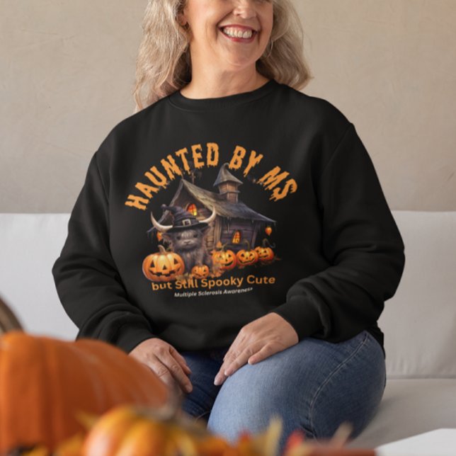 Högllandskö, Många Sclerosis Warrior Halloween T Shirt (Skapare uppladdad)